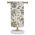 Holiday Foliage Hand Towel Cream/Green 20x28