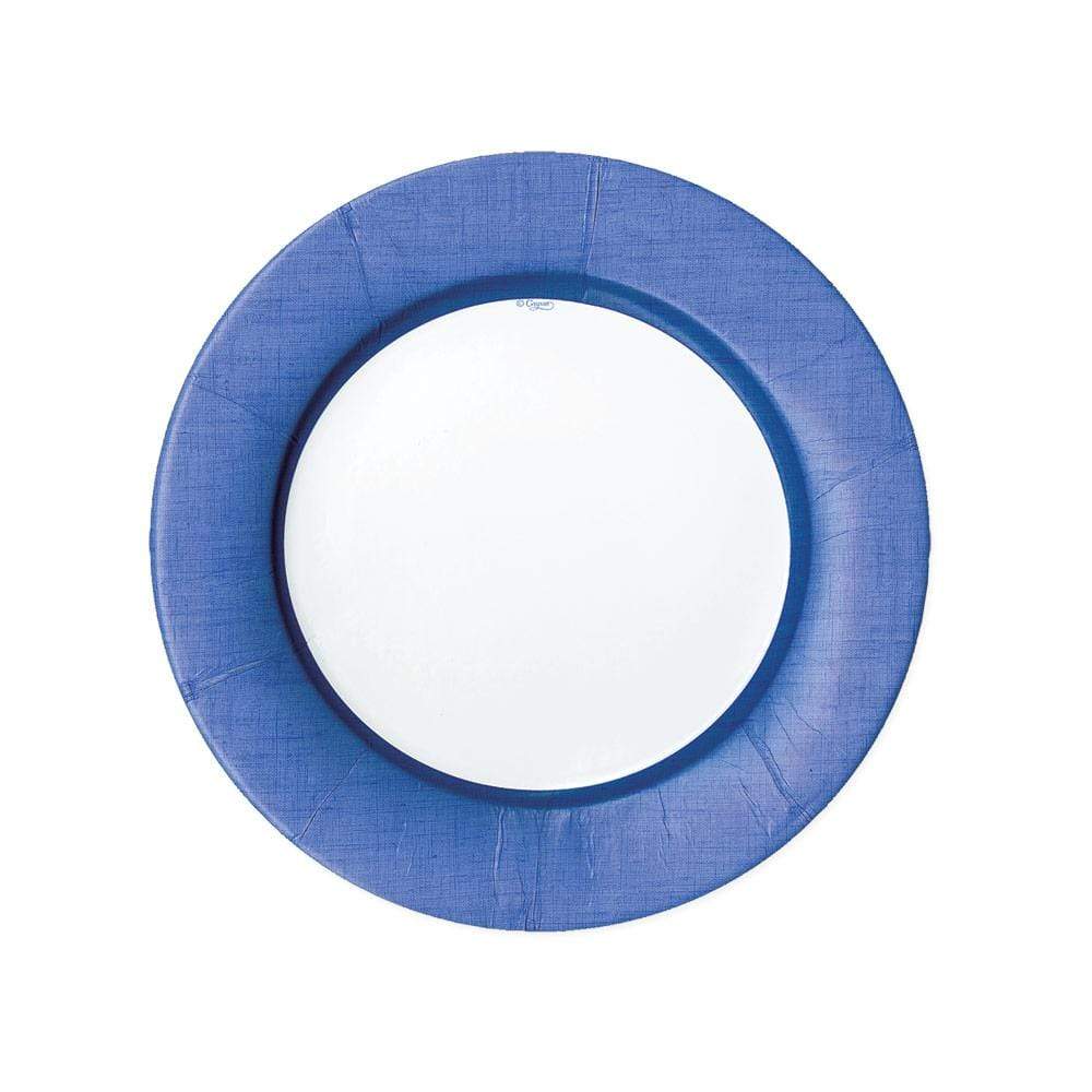 Linen Blue 2 Salad/Dessert Plates