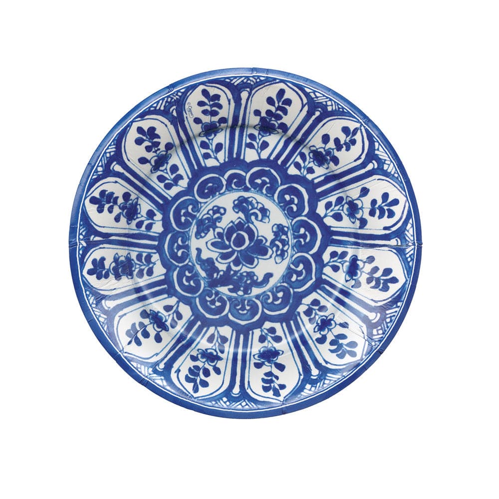 Indigo Garden Blue/White Salad/Dessert Plates - package of 8