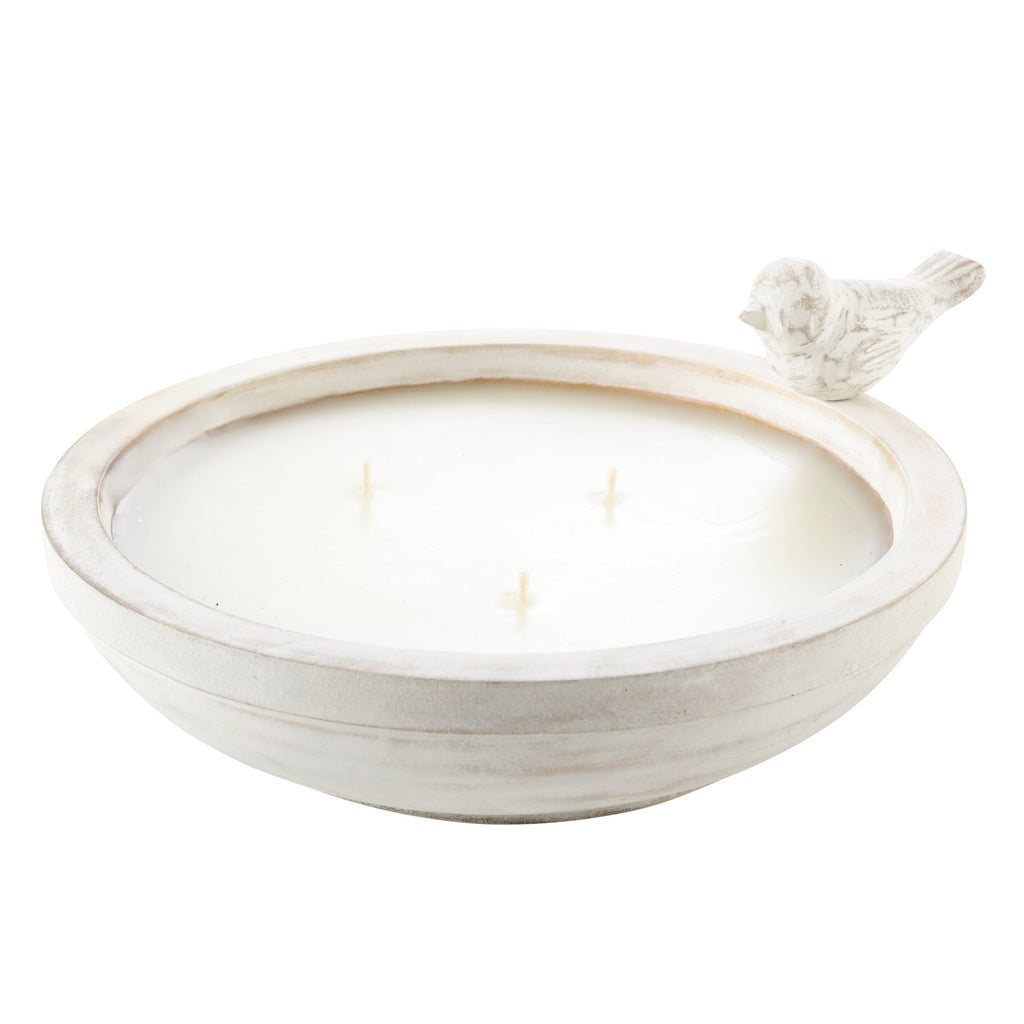 Blue Hydrangea Large Birth Bath Candle