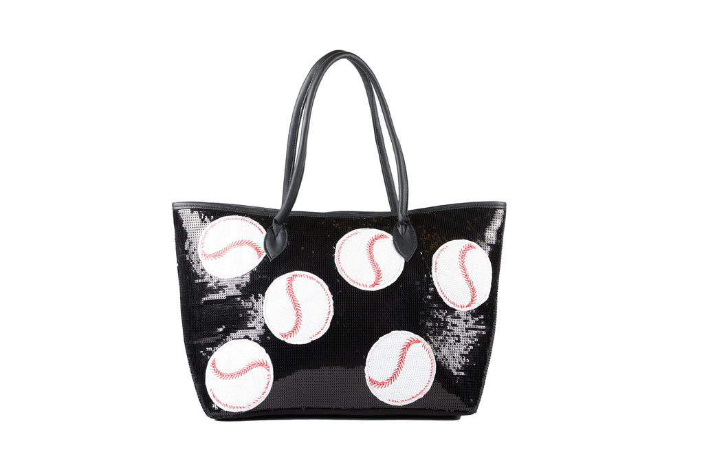 Hey, Batter Batter Baseball Sparkle Bag 15.7" x 7.9" x 13"