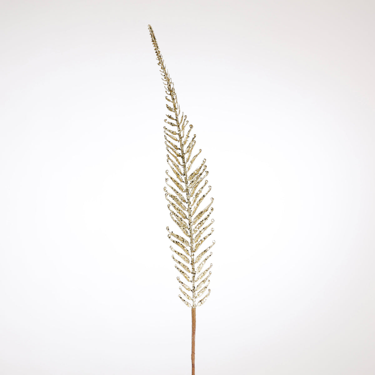48" GOLD FERN FLORAL STEM