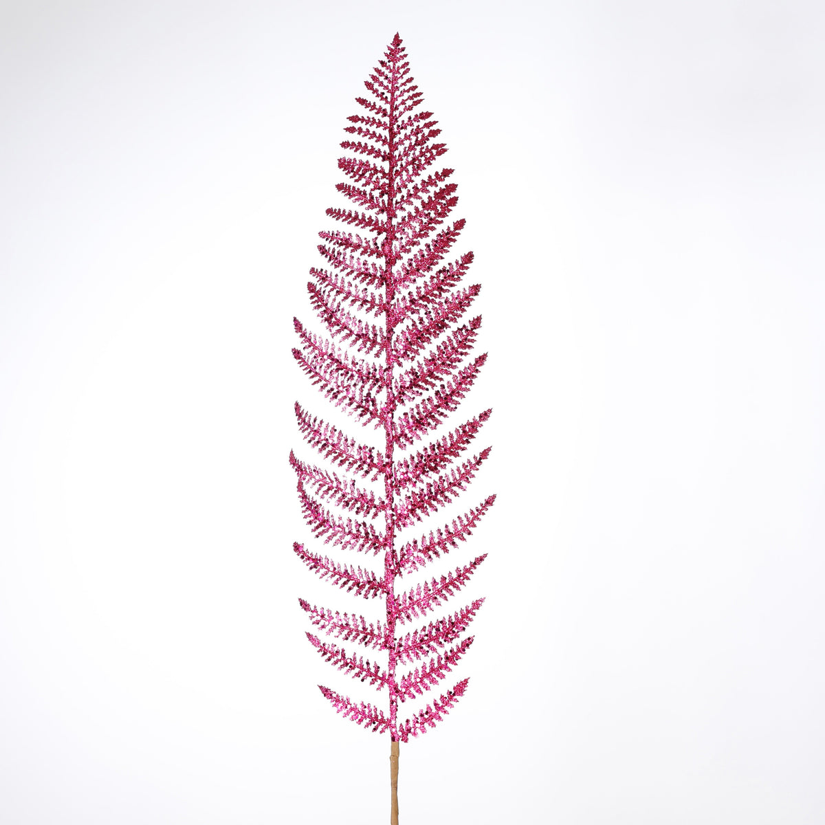 40" HOT PINK FERN FLORAL STEM