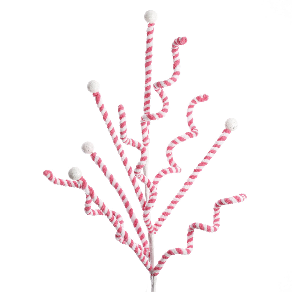 31" HOT PINK SPIRAL FLORAL SPRAY