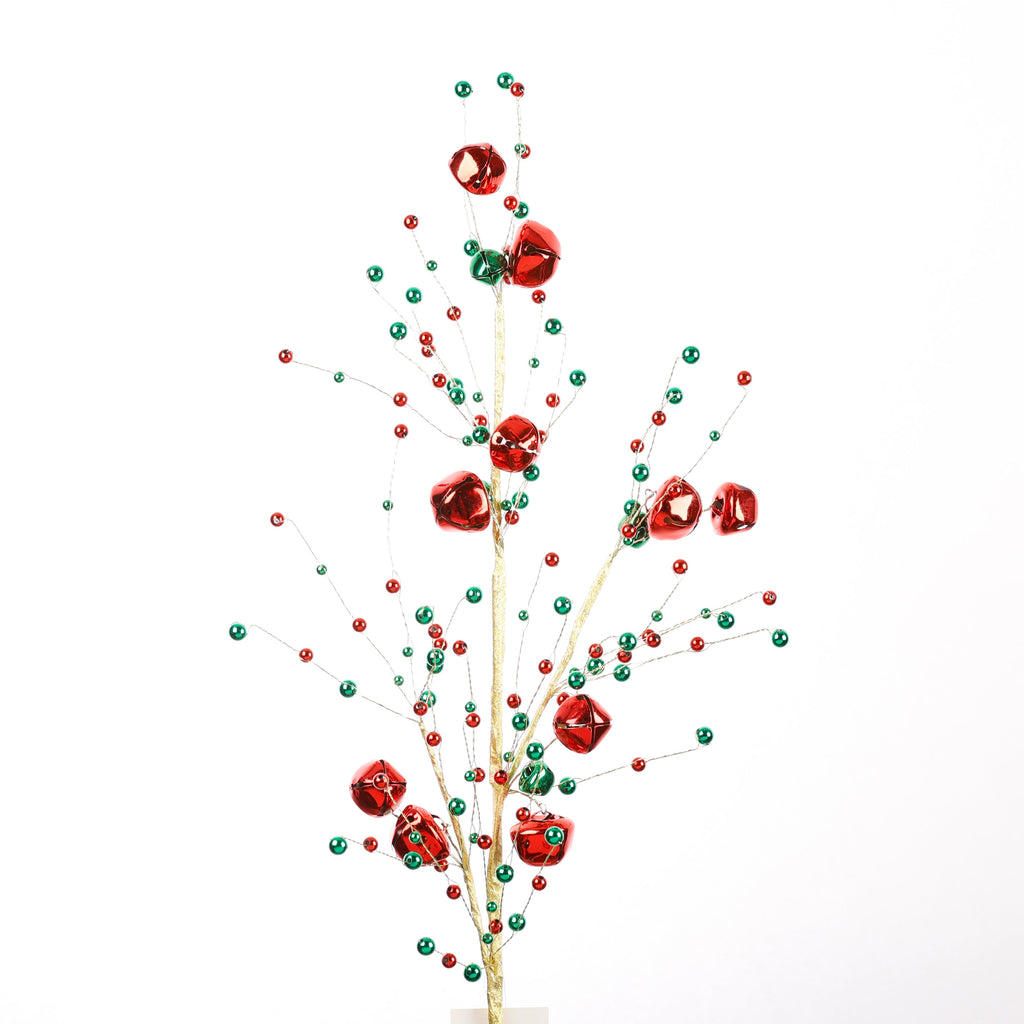 31.5" RED/GREEN BELL BRANCH STEM