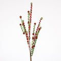 CHRISTMAS RED/GREEN FIREWORK STEM 35"
