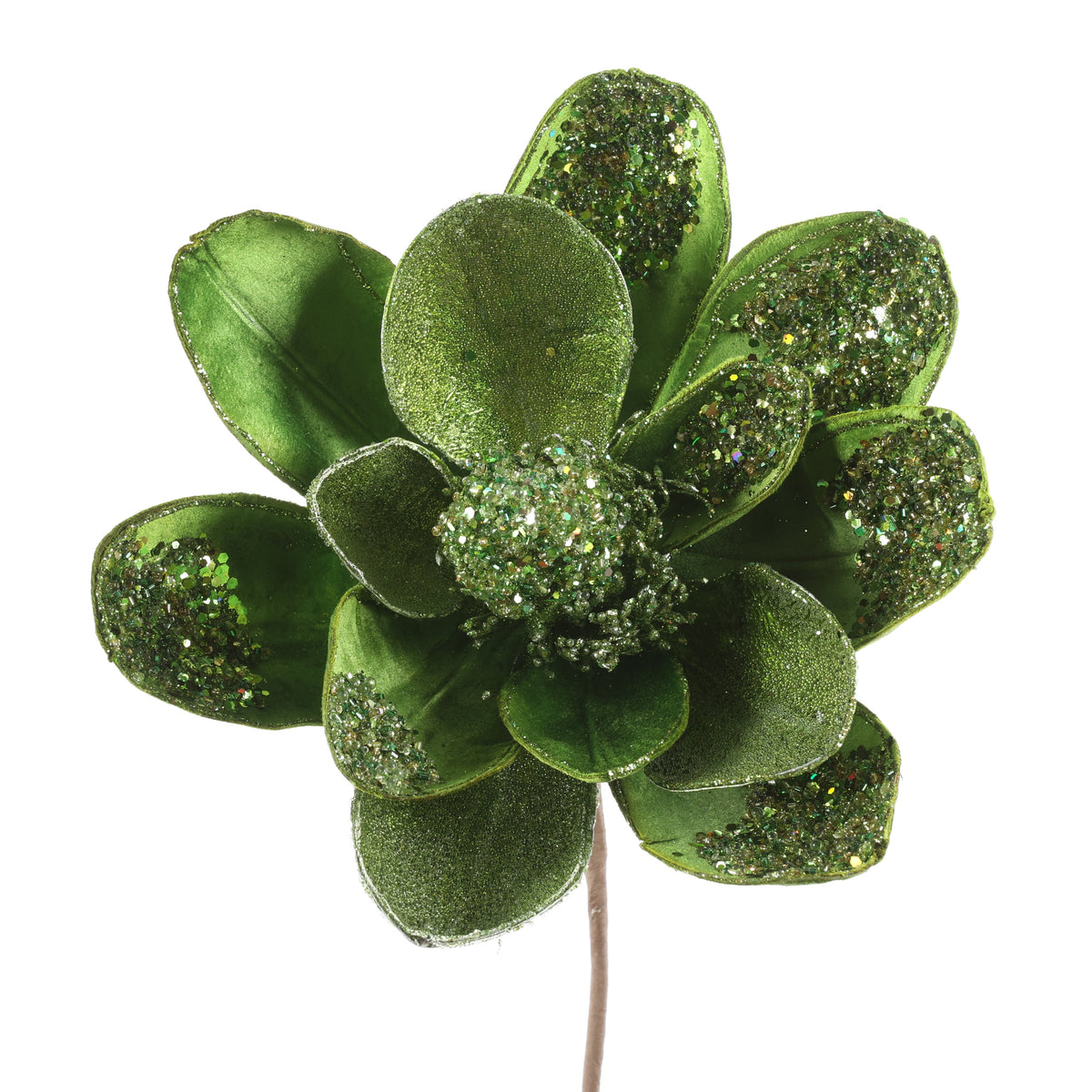 18" VEL GLT MAGNOLIA STEM-LIME