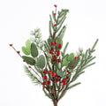 28" PINE BERRY SPRAY-RED GRN