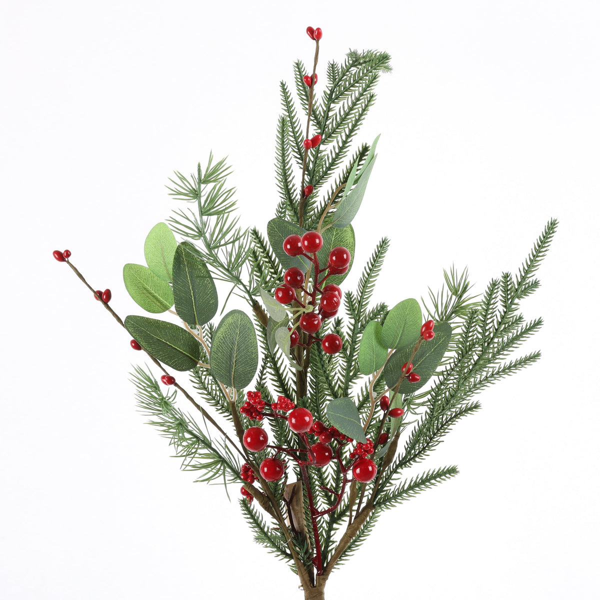 28" PINE BERRY SPRAY-RED GRN