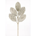25IN Magnolia Leaf Stem, Platinum