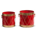 10.5" Drum Container Decor SMALL