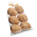 5" BAG OF NATURAL BASKETWEAVE EGGS