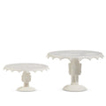 4.5"H X 8.5"D Nutcracker Pedestal-WHITE