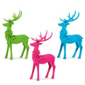 14" Flocked Deer (PINK ONLY)