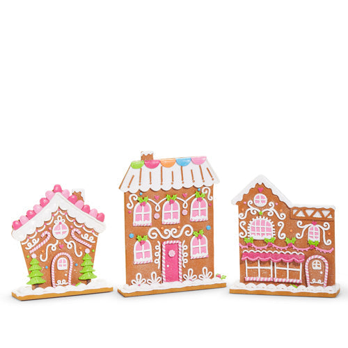 9" X 12" Bright Gingerbread Village (MIDDLE ONLY)