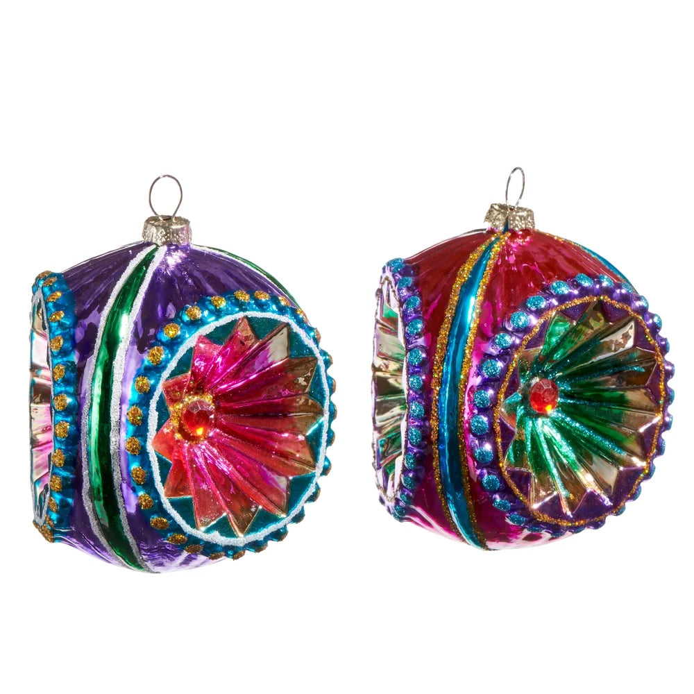 4" Multicolor Witch Eye Ornament  (LEFT ONLY)