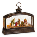 11.5" Nativity Lighted Water Terrarium