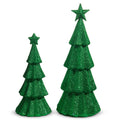 11.5" Green Glitter Tree (SMALL ONLY)