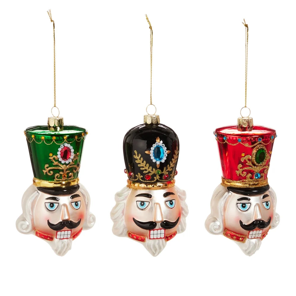 4.75" Nutcracker Head Ornament (RED HAT ONLY)