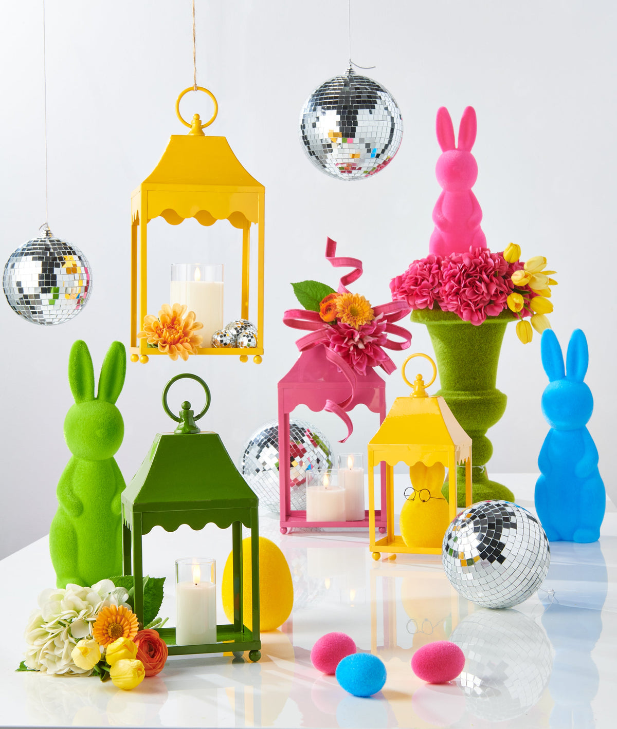 13.5" YELLOW LANTERN