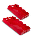 18.5" Red Scalloped Tray (LARGE)