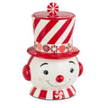 12" Top Hat Snowman Container