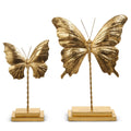 11.75" Gilded Butterflies on Stand (LARGE ONLY)