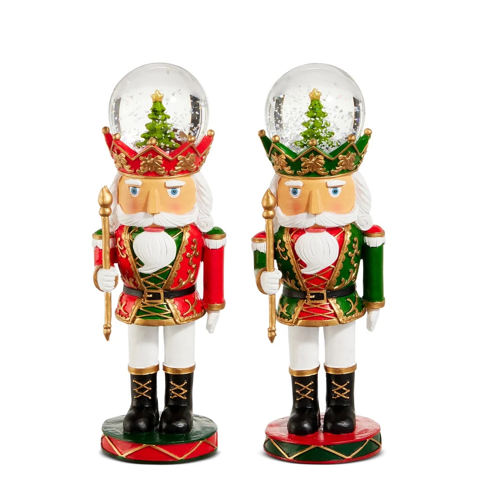 7" Nutcracker Water Globe (LEFT ONLY)