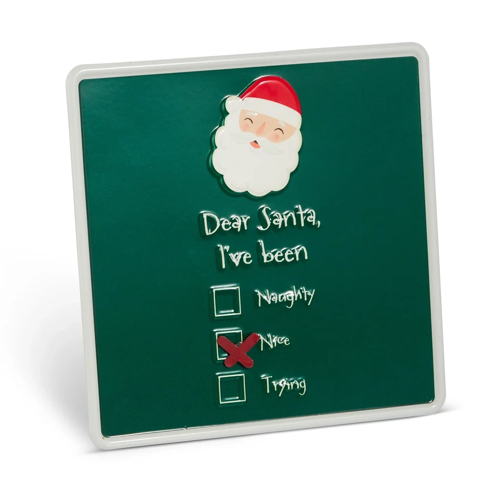 8" Dear Santa Sign
