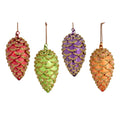 7" Bright Pinecone Ornament (ORANGE ONLY) SHIPS 9/1/2026