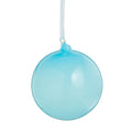 4" Shiny Turquoise Ball Ornament