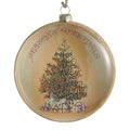4.75" Season's Greetings Disc Ornament