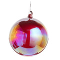 5" Red Iridescent Ball Ornament