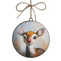 5" Red Nosed Wonder Disc Ornament