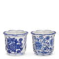 4" Mini Blue and White Pots (LEFT ONLY)