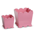 6" Pink Scalloped Planter (SMALL ONLY)