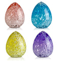 D6.5"H7.9" GLASS EASTER EGGS-PINK ONLY