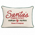 Santa's Little Helper with Piping Pillow