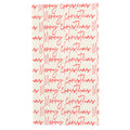 Merry Christmas Script Guest Towel 16 Pcs Per Pkg