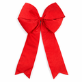 LARGE RED VELVET BOW TIE 48" X 16" X L 65"