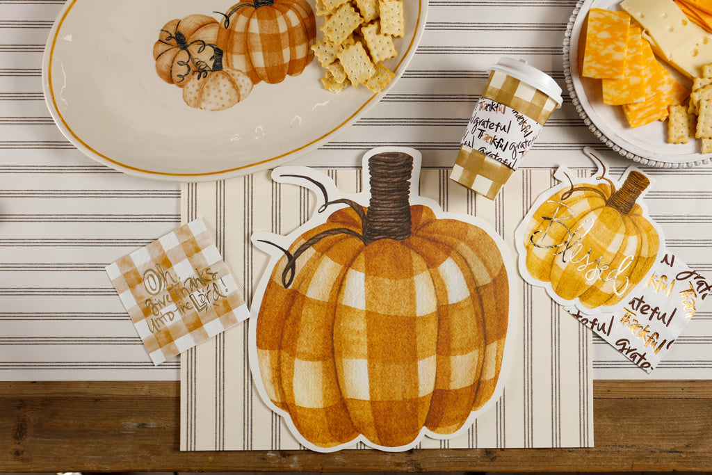Oh Give Thanks Beverage Napkin 20 Pieces Per Pkg