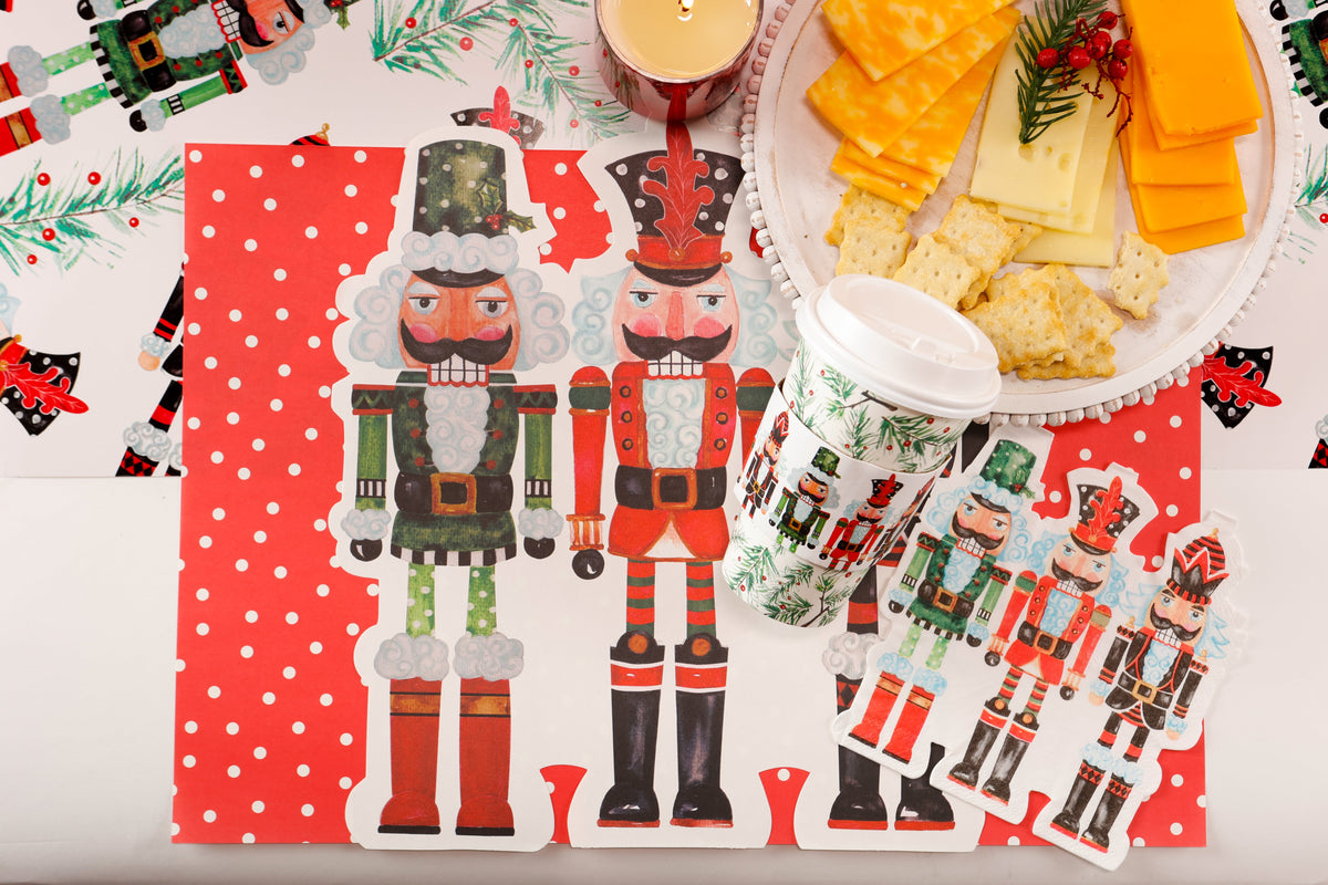 Red With White Polka Dot Placemat - Pkg of 20