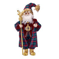 20" GENTLEMAN SANTA W/DEER STAFF
