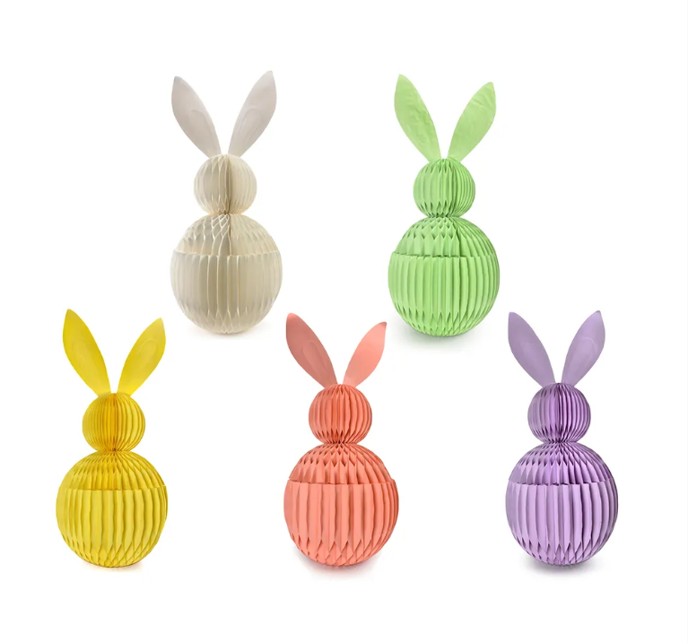 EASTER RABBIT-5  ASSTD-11.4''H23.6'' PINK/CORAL ONLY