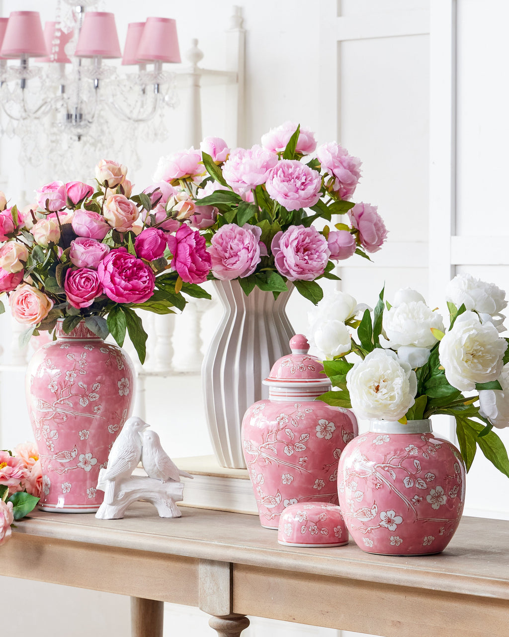 11.75" PINK GINGER JAR