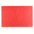 Red With White Polka Dot Placemat - Pkg of 20