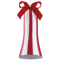 10.5" Metal Bell Ornament With Bow