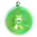 Bottle Glass Ball Ornament 150MM, Aqua