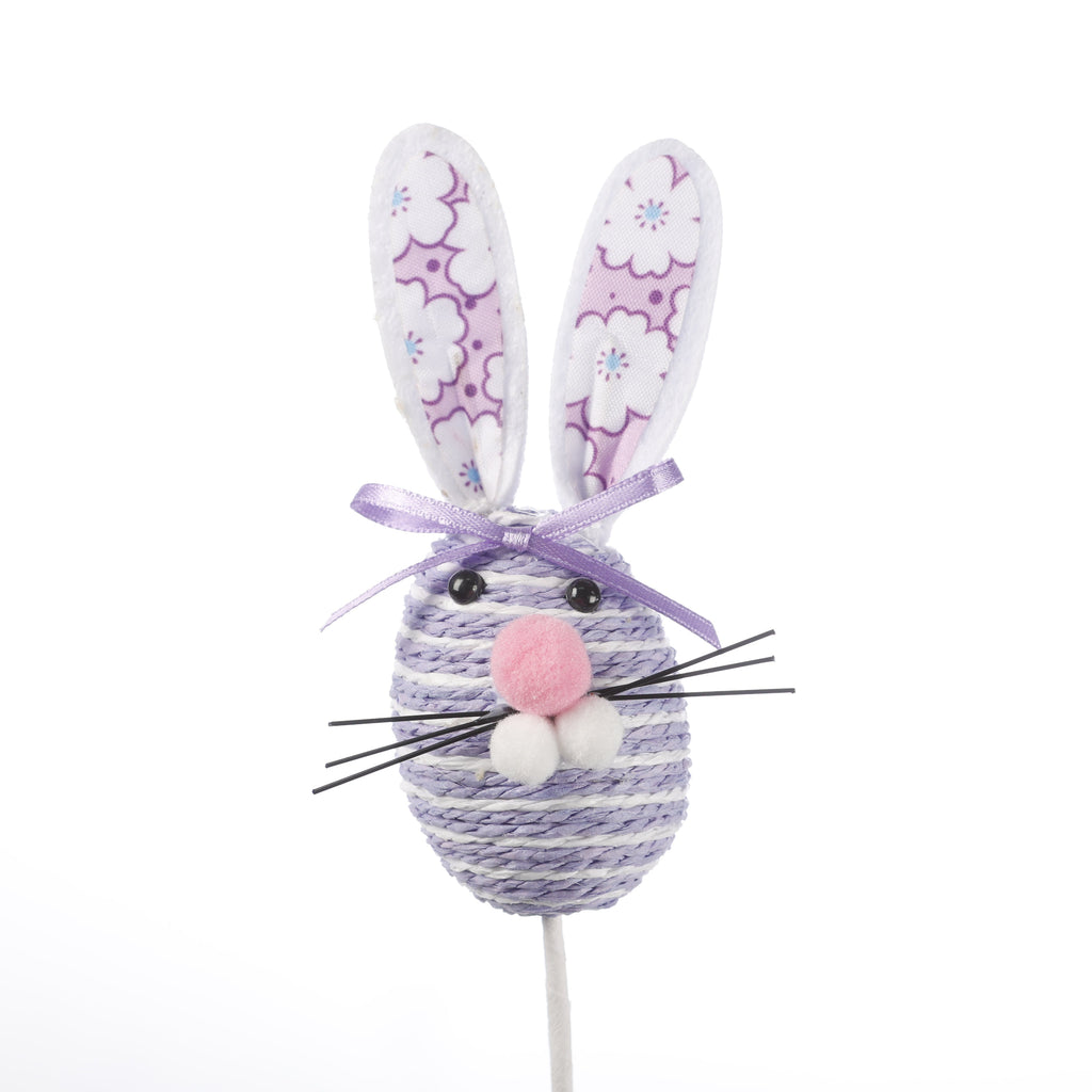 29" Easter Rabbit Stem Purple